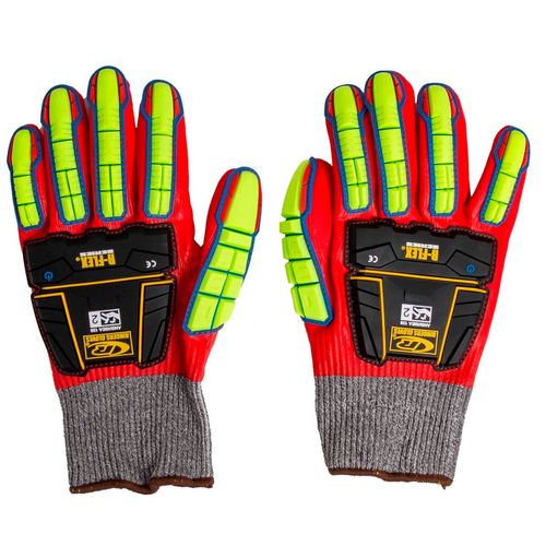 Luva Impacto Hppe Nitrilico Tpr Ansell Ringers R068 9//