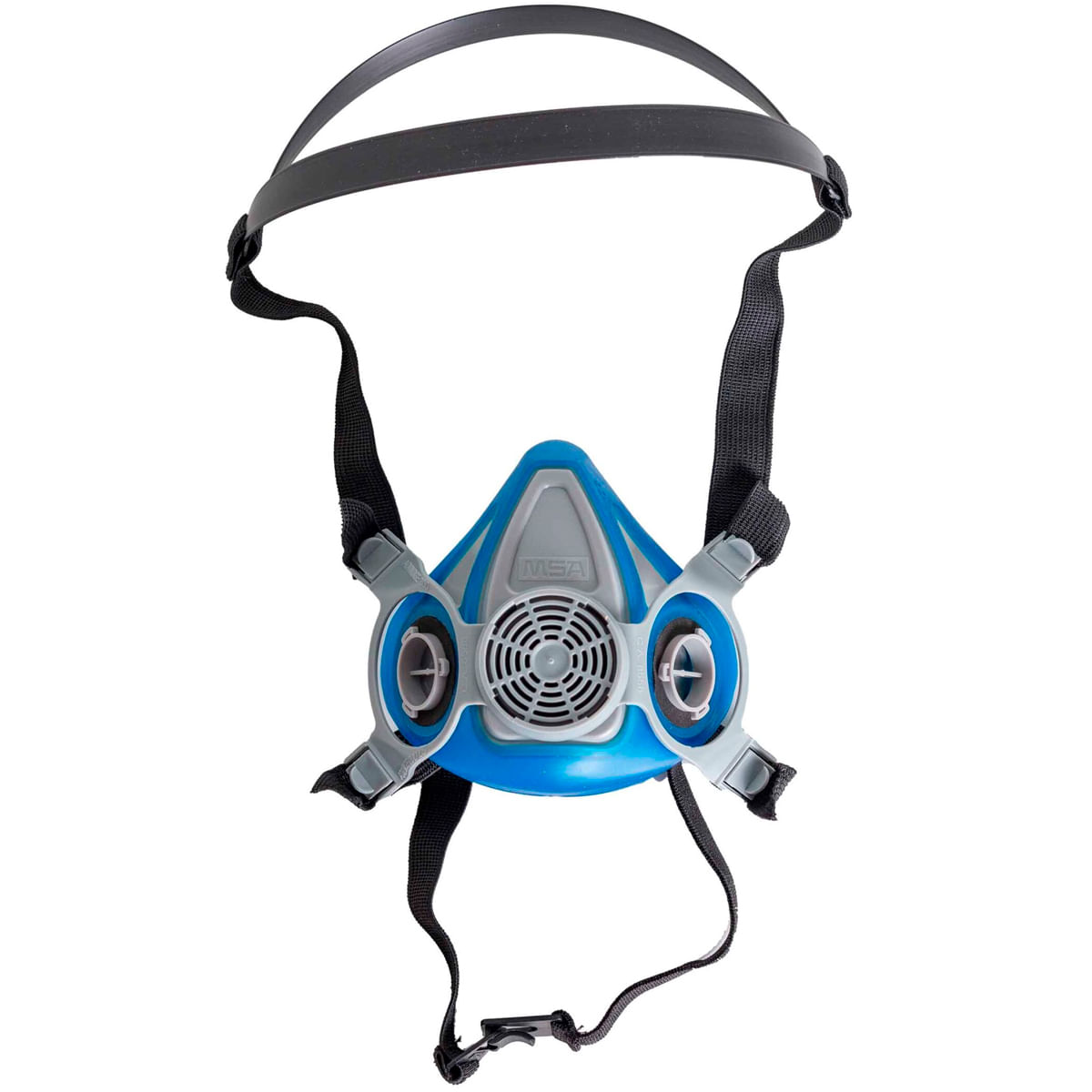 Respirador Semifacial Borracha Para 2 Cartuchos Msa Advantage 200