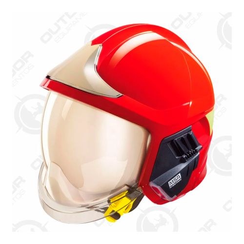 Capacete Bombeiro Msa Gallet F1xf M/vermelho