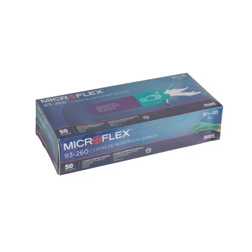 Luva Desc Nitrilica Neoprene Com Po 0,20mm Ansell Microflex 93-260 40060 9//