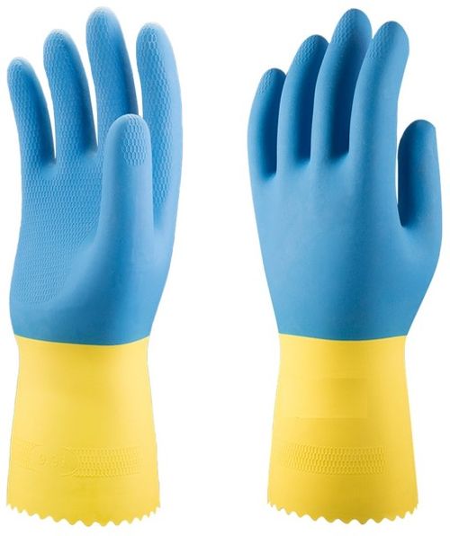LUVA NEOPRENE LATEX FLOCADA 30CM 0,60MM SOFT HP310