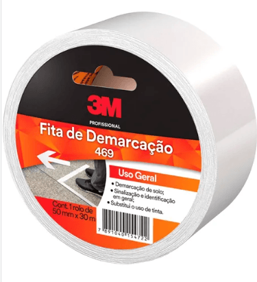 Fita Para Demarcação Solo 50mm X 30m 3m