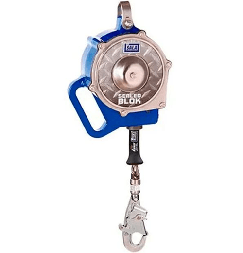 Trava Quedas Retratil Com Guincho Cabo Aco 39m 3m Dbi Sealed Blok
