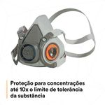 Respirador Semifacial Série 6200 3m - Tamanho M-1788542431517