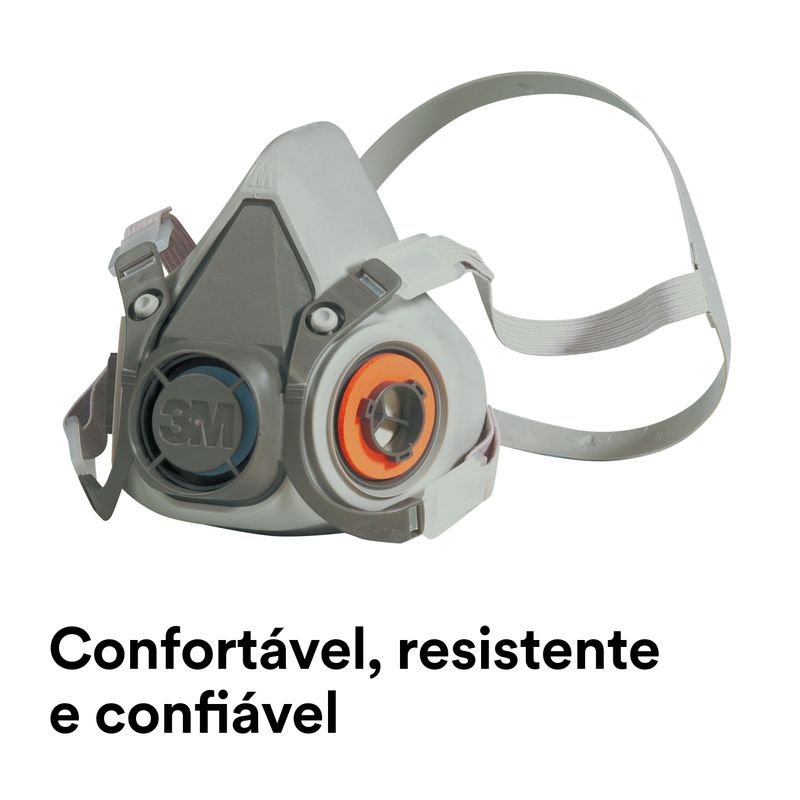 Respirador Semifacial Série 6200 3m - Tamanho M-1788542447559