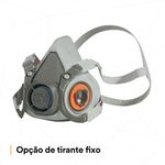 Respirador Semifacial Série 6200 3m - Tamanho M-1788542452132
