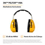 Abafador 23dB Arco Fixo Aço 3M Peltor H9A-1788883977958