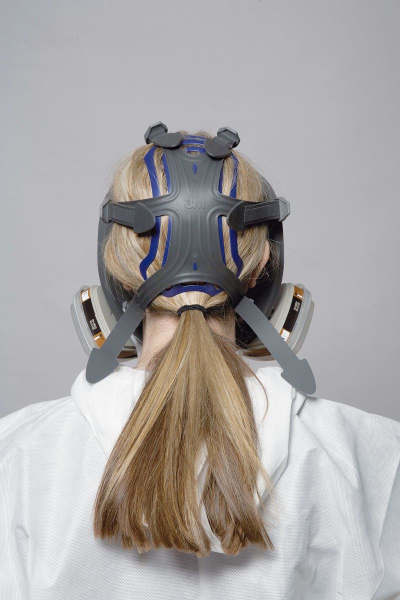 Respirador Facial Silicone Para 2 Cartuchos 3M FF403 G-1788897261532
