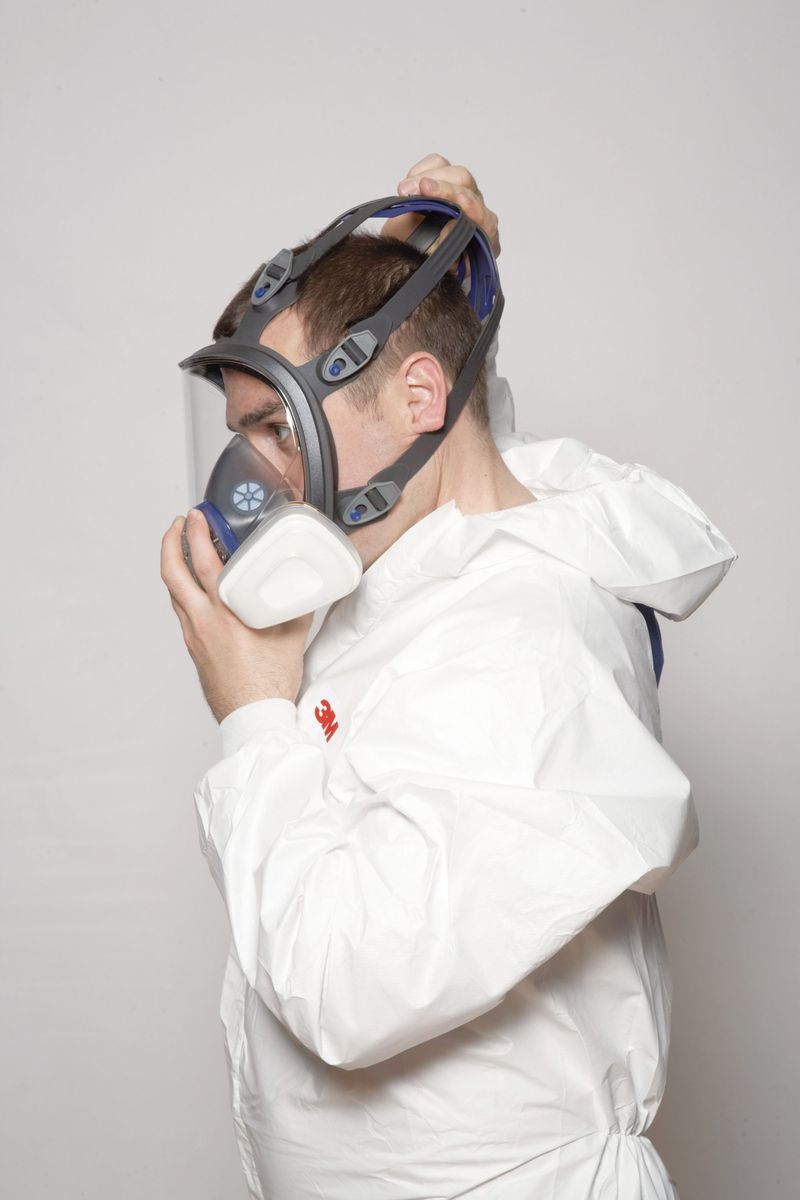 Respirador Facial Silicone Para 2 Cartuchos 3M FF403 G-1788897272587
