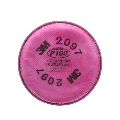 Filtro Mecânico 2097 P3 - Contra Poeiras, Névoas, Fumos e Radionuclídeos 3m