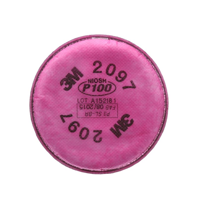 Filtro Mecânico 2097 P3 - Contra Poeiras, Névoas, Fumos e Radionuclídeos 3m                         -1788897684696