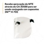 Lente Kit Protetor Facial 3M V2C Incolor-1788898958847