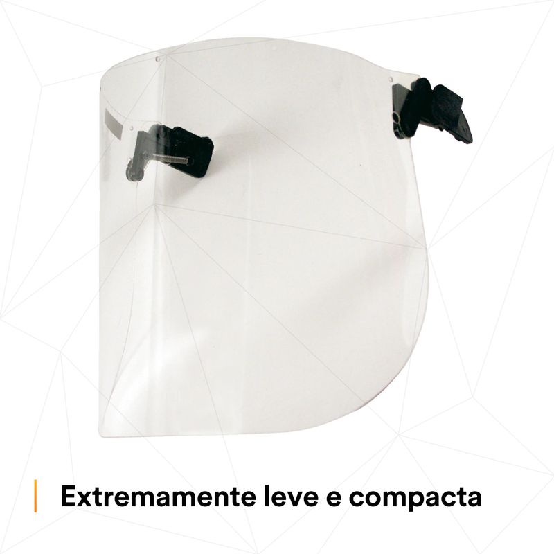 Lente Kit Protetor Facial 3M V2C Incolor-1788898998056