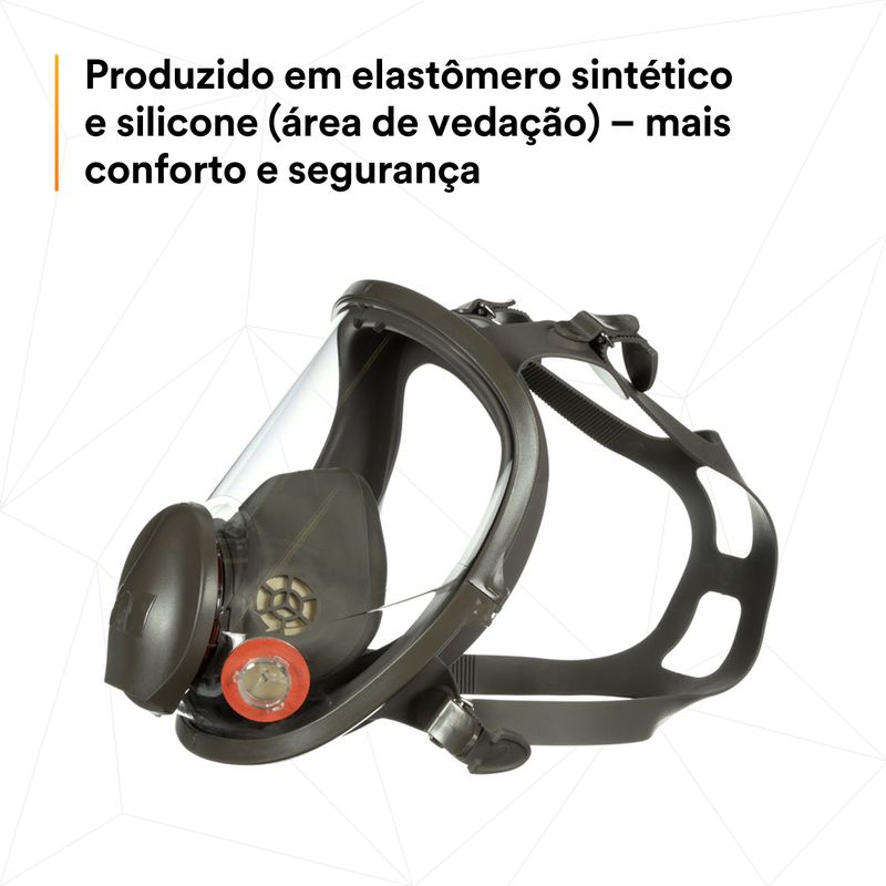 Respirador Facial Inteira Série 6800 3m - Tamanho M-1788960665872