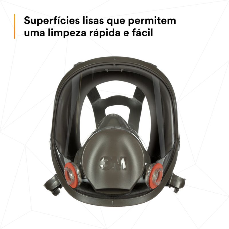 Respirador Facial Inteira Série 6800 3m - Tamanho M-1788960673657