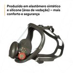 Respirador Facial Inteira Série 6800 3m - Tamanho G-1788960914364