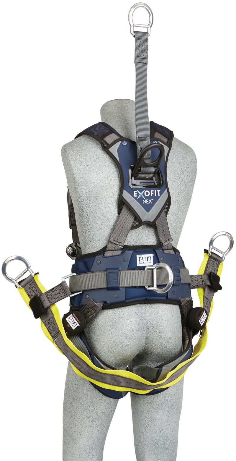 Cinturao Tipo Paraquedista 3 Pontos Aluminio 3m Dbi Exofit Nex Tamanho M-1788977847395