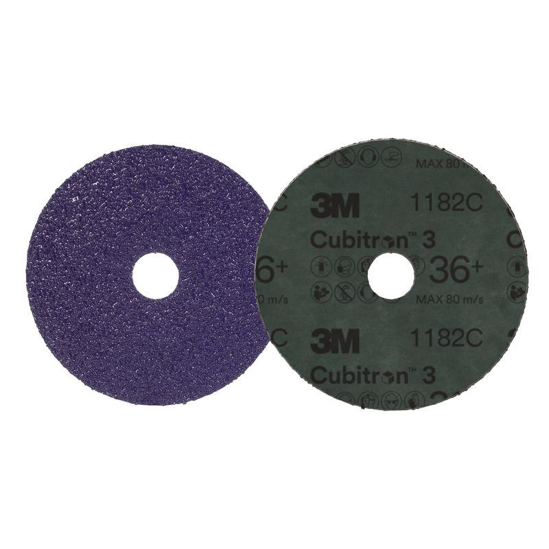 DISCO FIBRA GR36 115MM 4,5POL F22,2MM 7/8POL 3M CUBITRON 3 1182C                                    -1789152963146