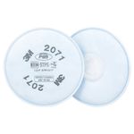 Filtro Mecânico 2071 P2 - Contra Poeiras, Névoas e Fumos 3m                                         -1789153338502