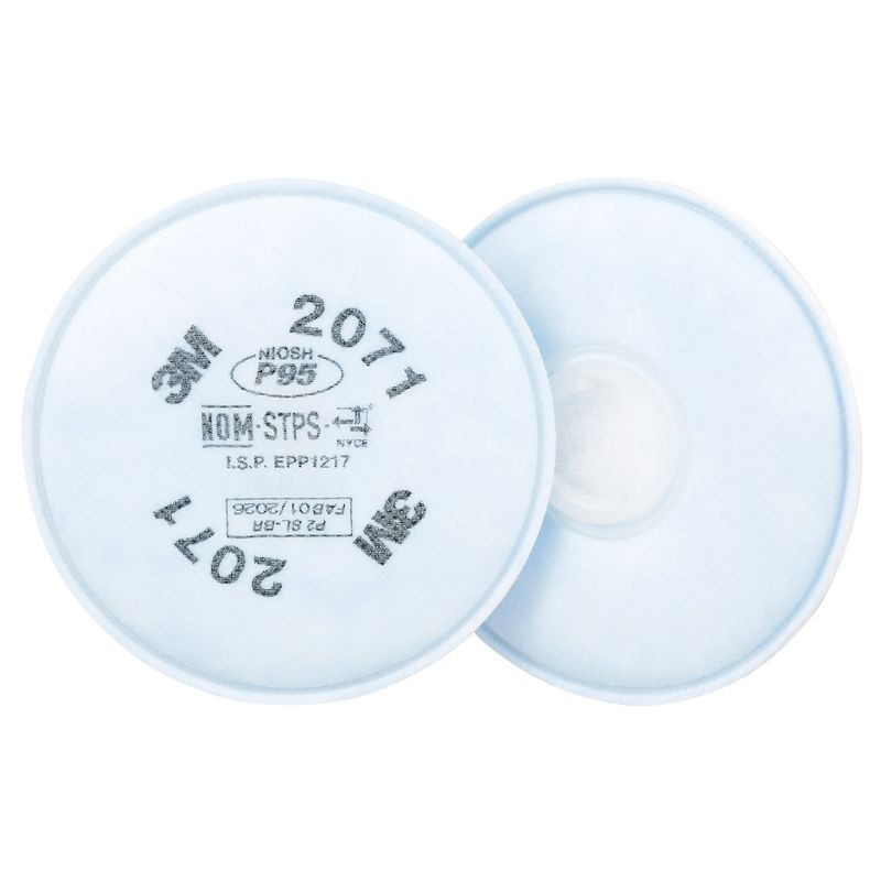 Filtro Mecânico 2071 P2 - Contra Poeiras, Névoas e Fumos 3m                                         -1789153338502