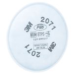 Filtro Mecânico 2071 P2 - Contra Poeiras, Névoas e Fumos 3m                                         -1789153367602