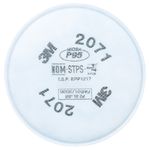 Filtro Mecânico 2071 P2 - Contra Poeiras, Névoas e Fumos 3m                                         -1789153373624