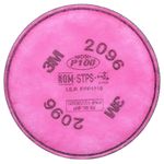Filtro Mecânico 2096 P3 - Contra Poeiras, Névoas, Fumos e Radionuclídeos 3m                         -1789155780329