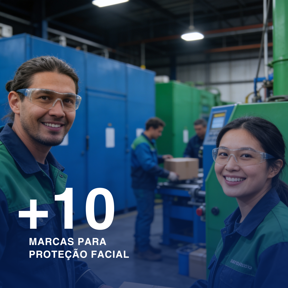 EPIs para proteção facial em promoção EPIs para proteção facial em promoção